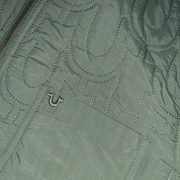 Mens True Religion Quilted Varsity Jacket - Picture 3 of 5